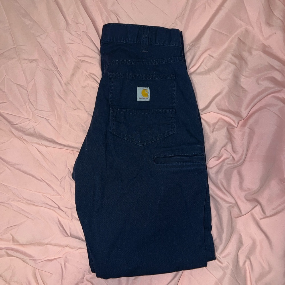 Carhartt Navy Blue 32x32 Work Pants